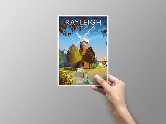 Rayleigh Windmill, Rayleigh Greeting Card