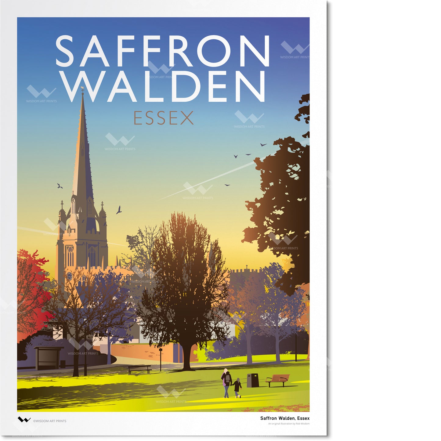Saffron Walden, Essex Art Print