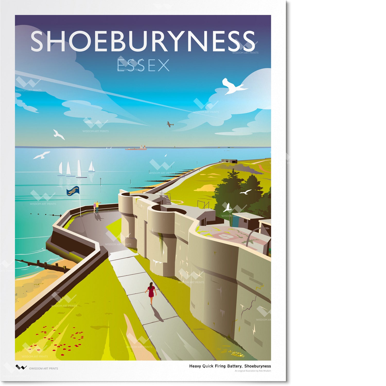 Shoeburyness, Southend-on-Sea, Essex Art Print