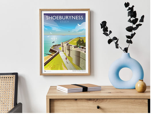 Heavy Quick Firing Battery, Shoebury Garrison, Essex Giclée Print