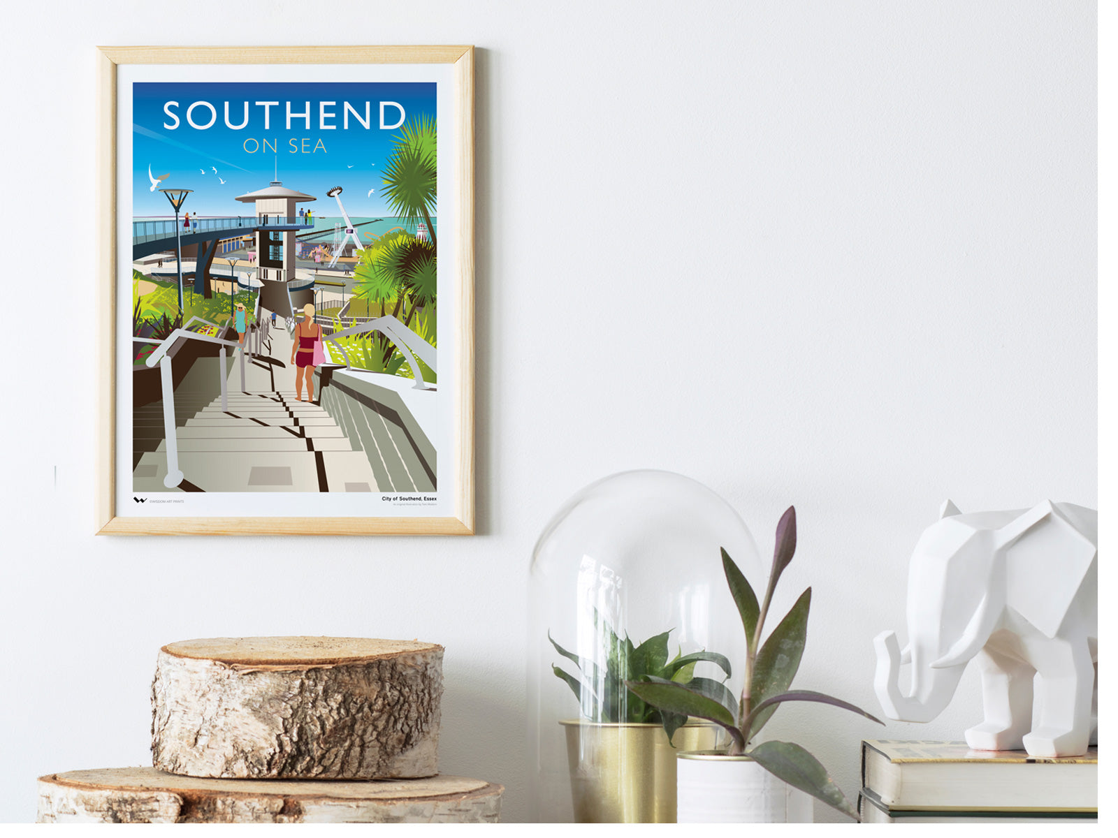 Southend Pier, Essex Art Print