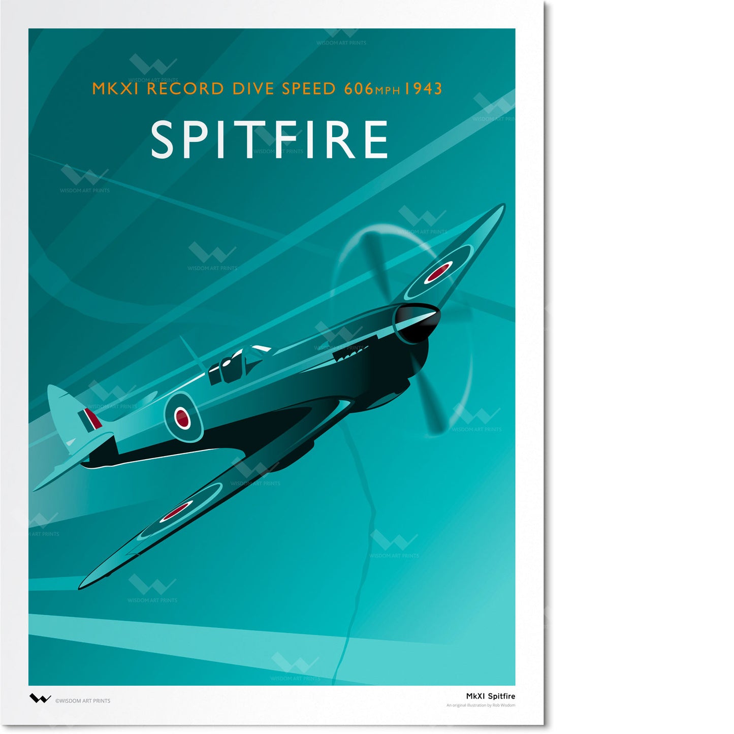 Photo-reconnaissance Spitfire Mk XI Art Print