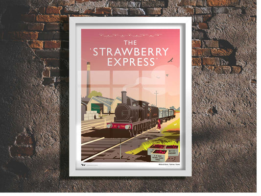 Strawberry Express, Tiptree Giclée Print