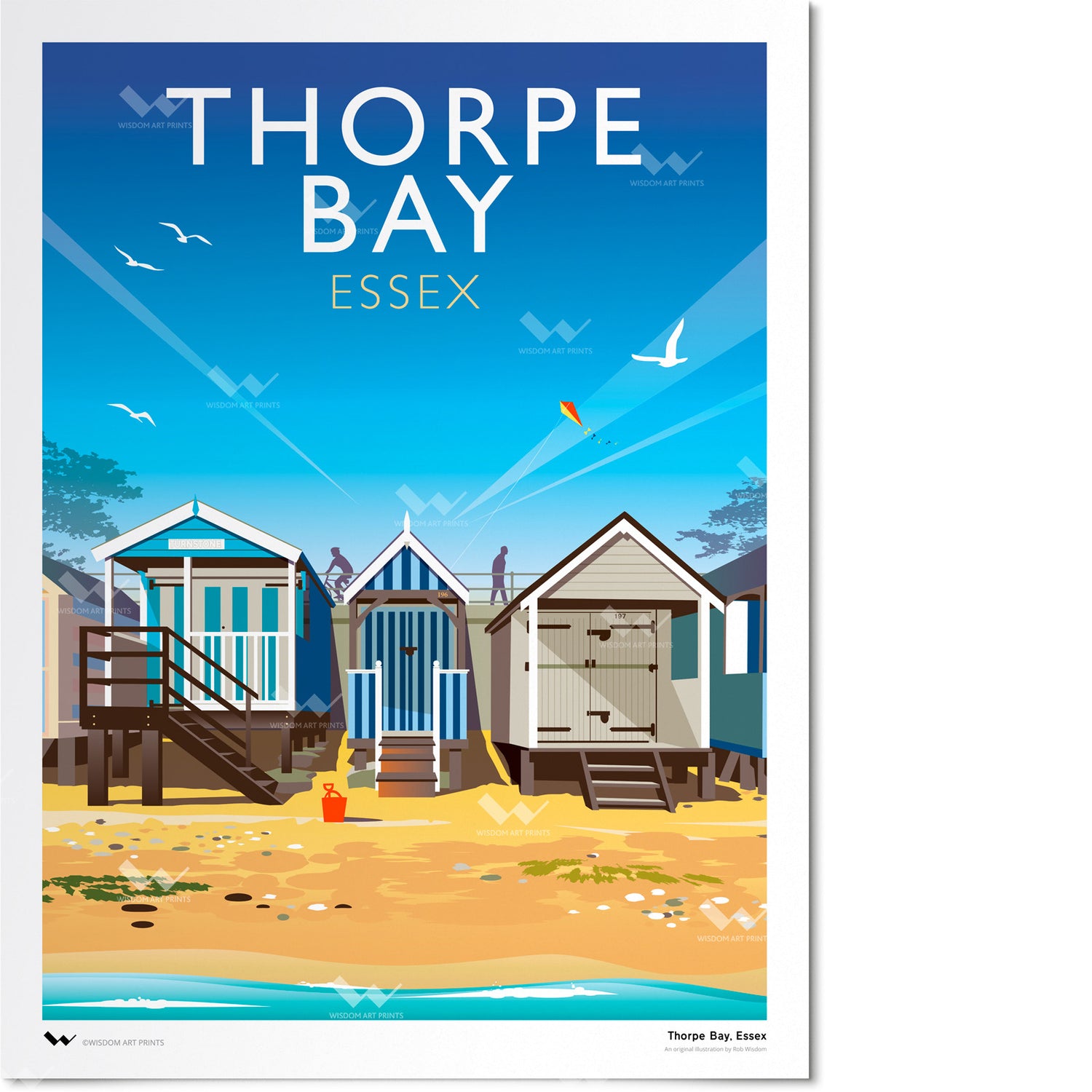 Thorpe Bay, Essex Art Print