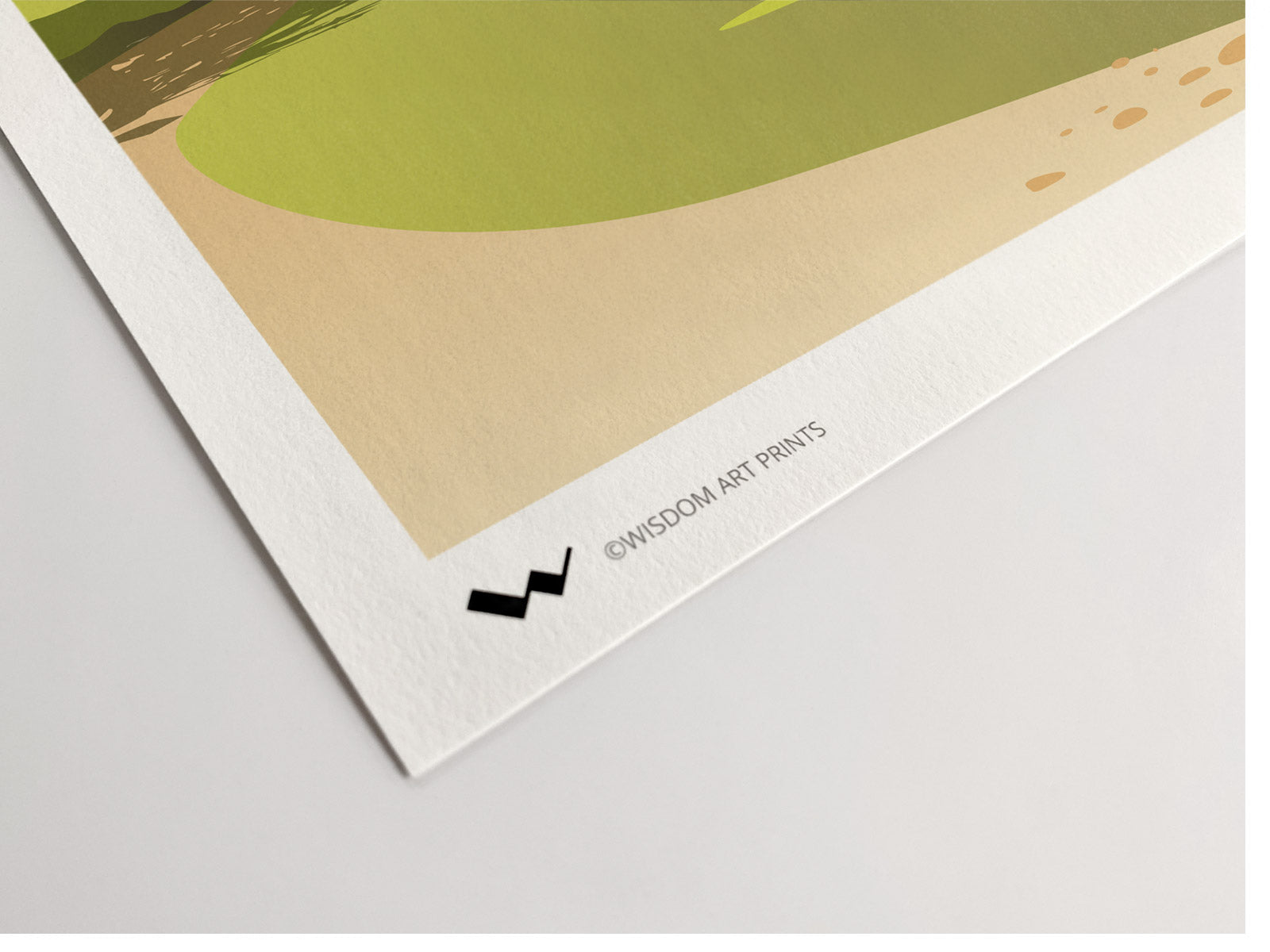 British art printed on 100% cotton 308gsm textured Photorag art paper