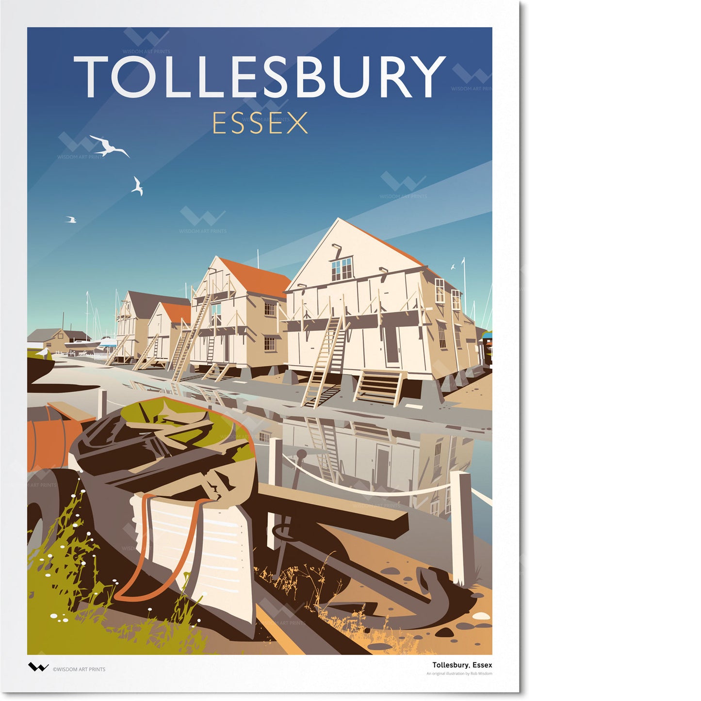 Tollesbury, Essex Art Print