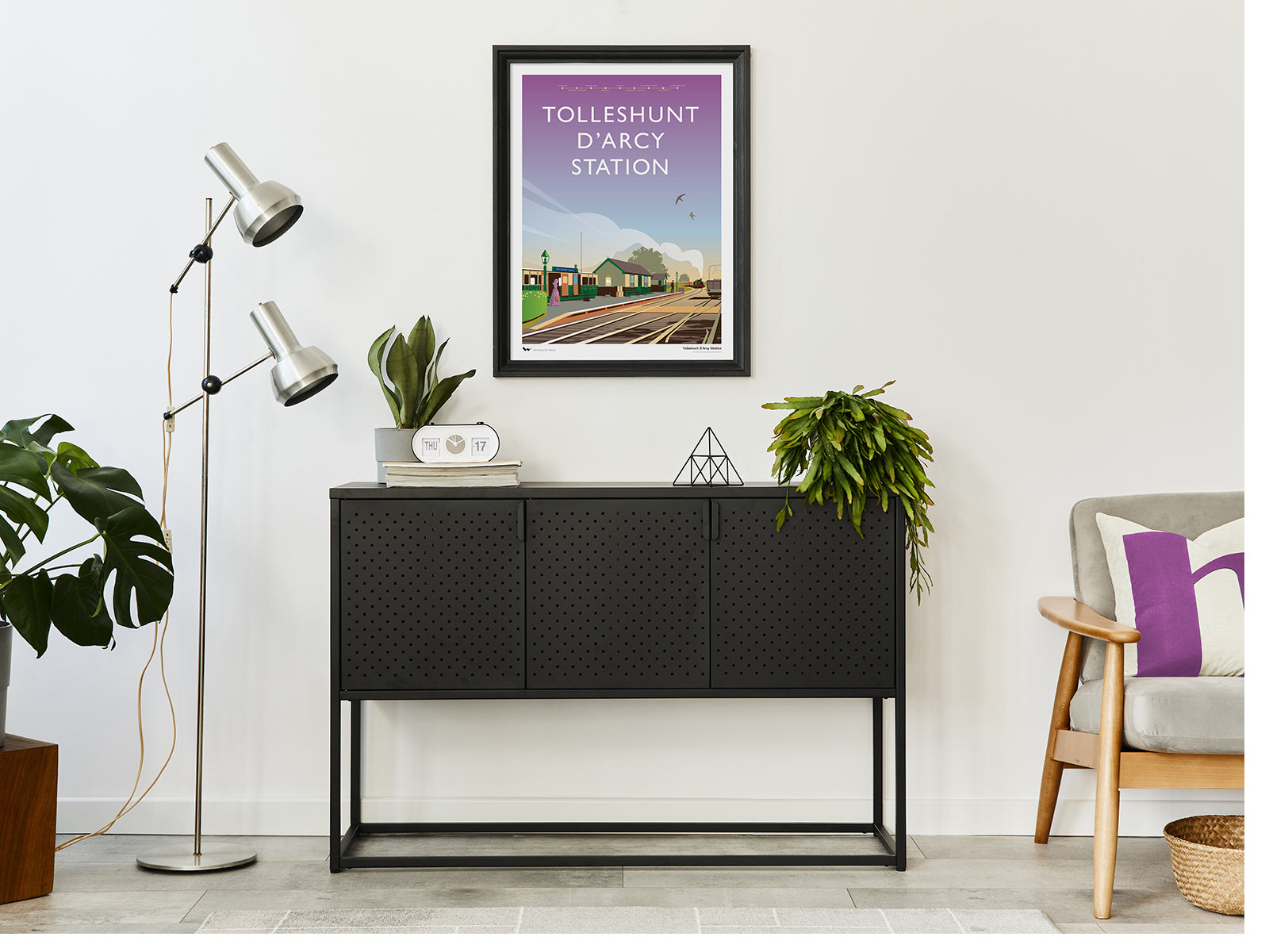 Tolleshunt D'Arcy Railway Station Giclée Print