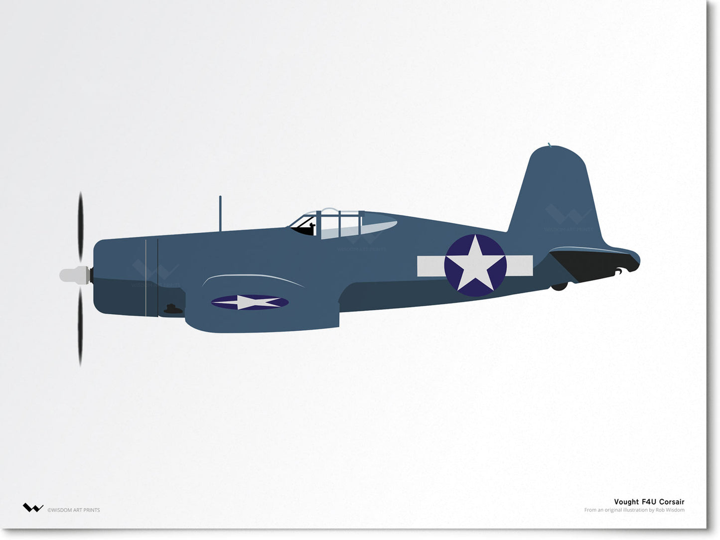 Vought F4U Art Print