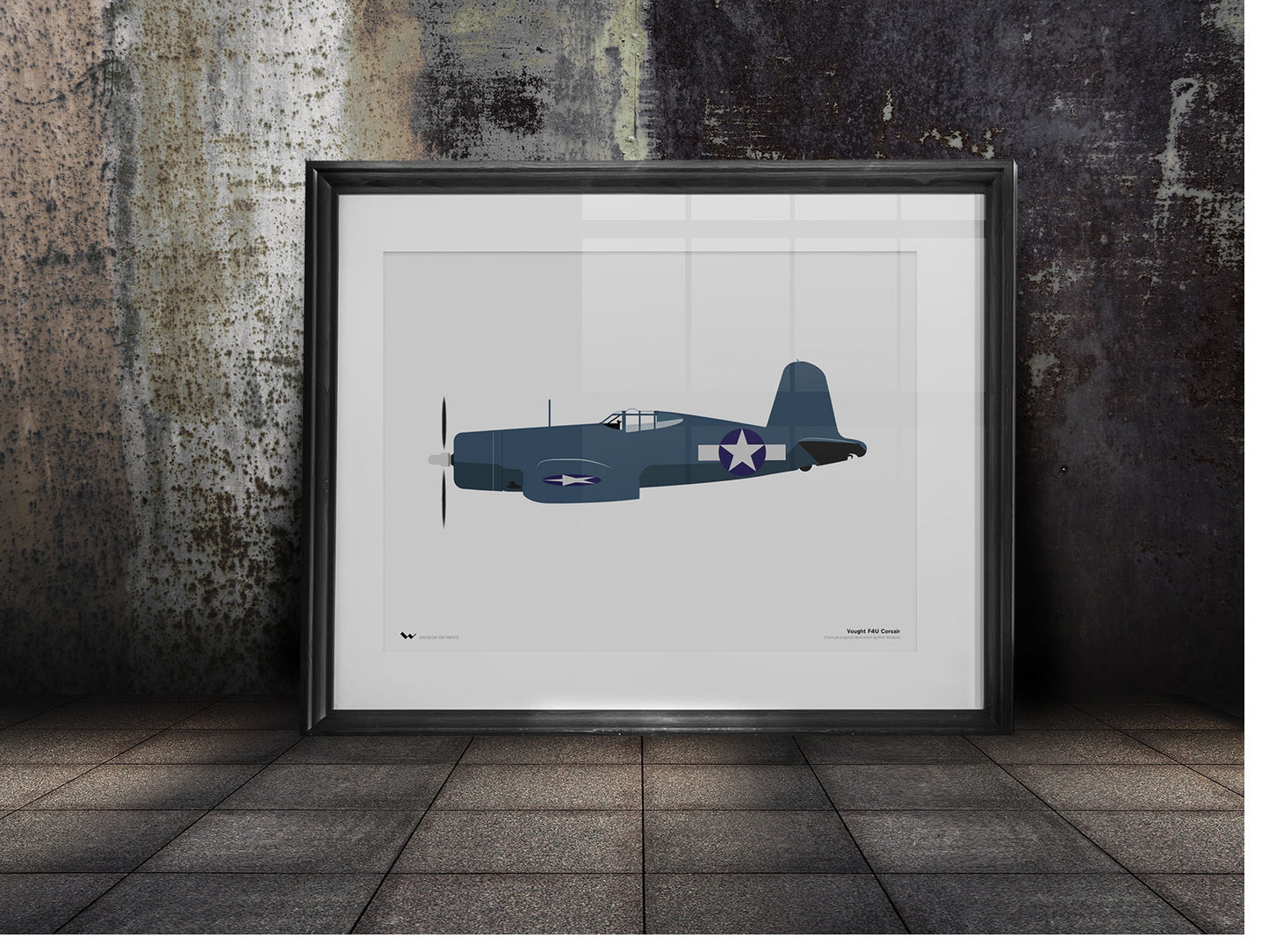 Vought F4U Giclée Print