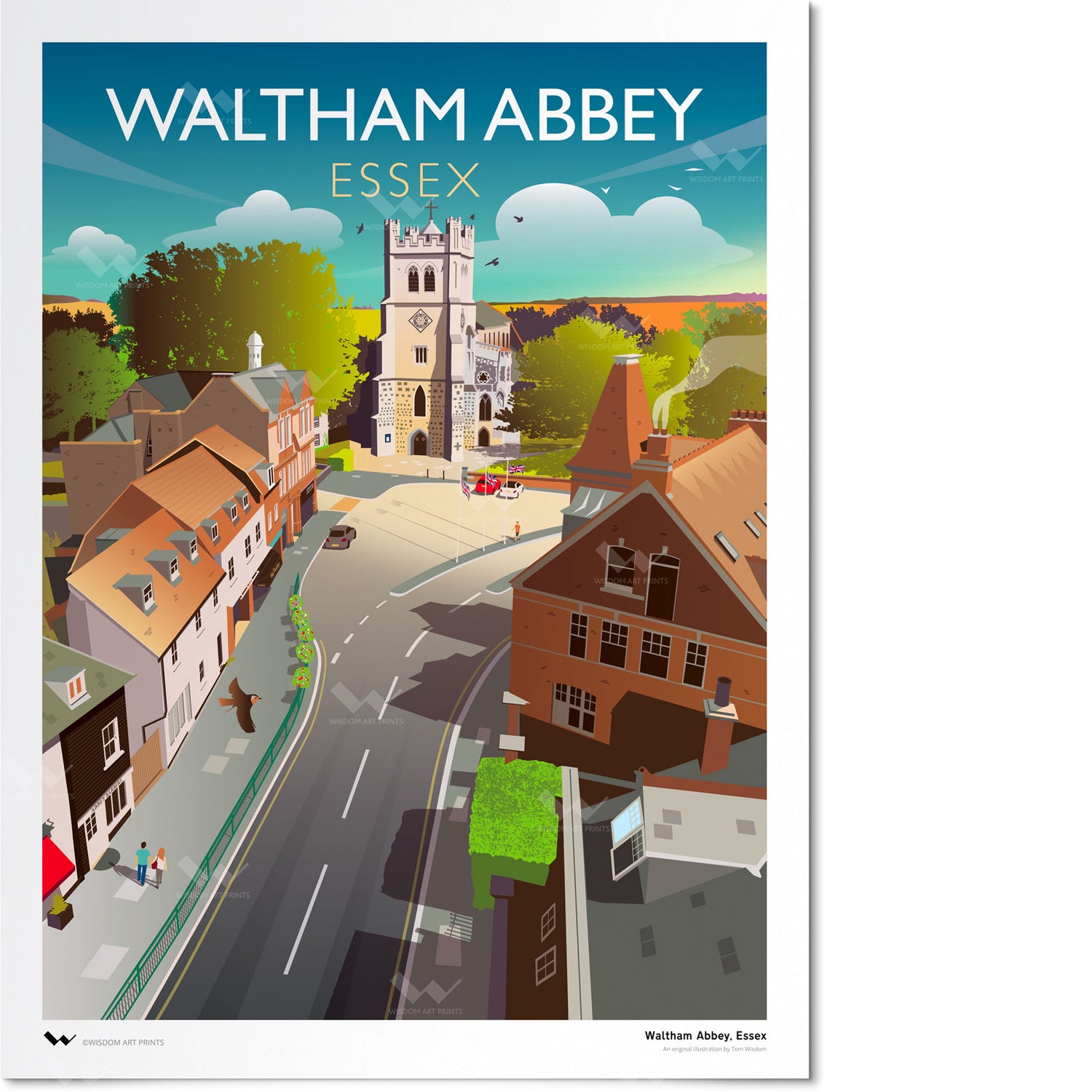 Waltham Abbey, Essex Art Print