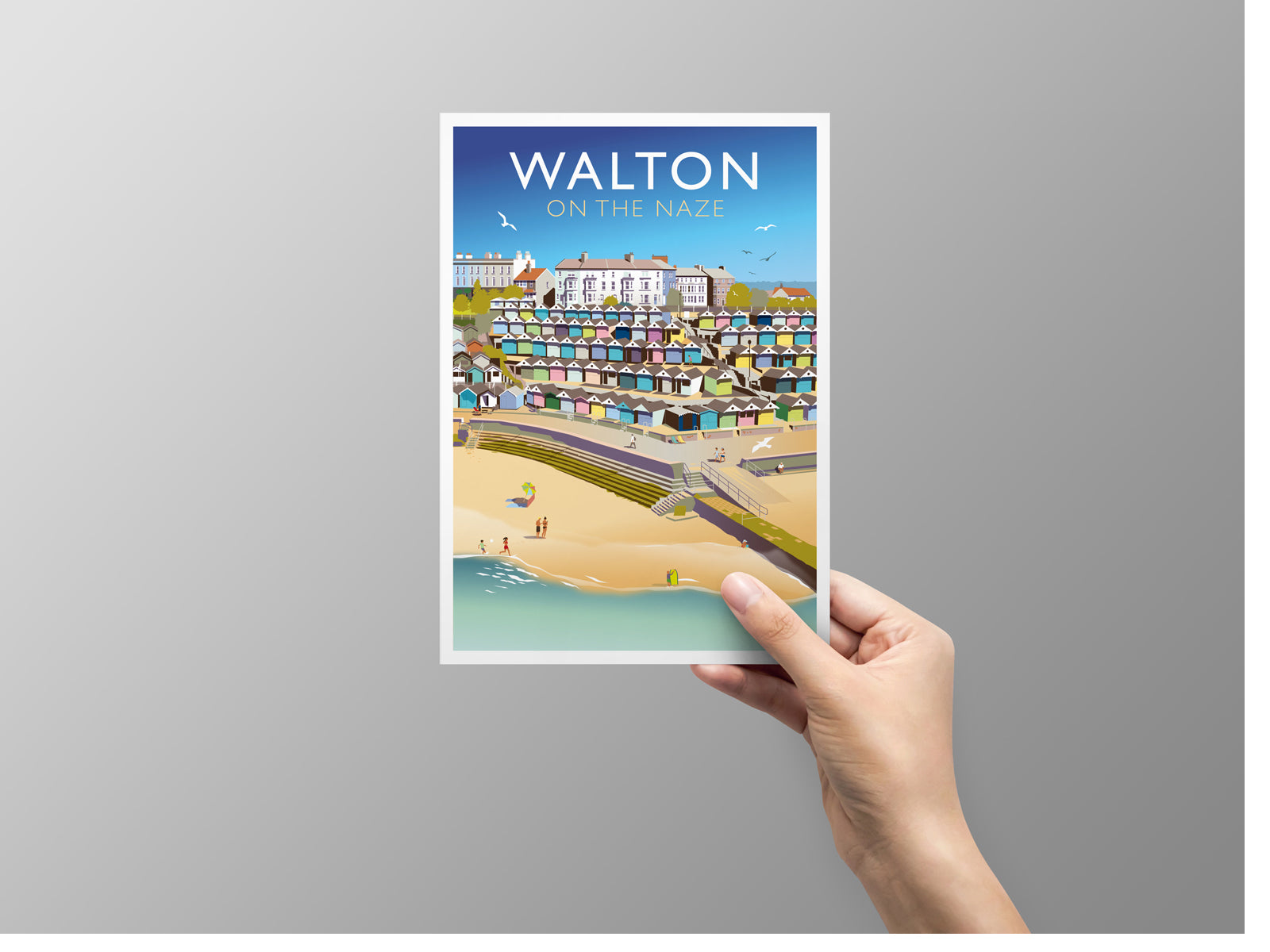 Walton Beach Greeting Card