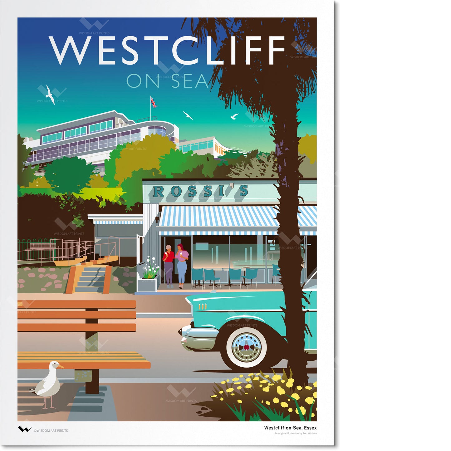 Westcliff-on-Sea, Essex Art Print